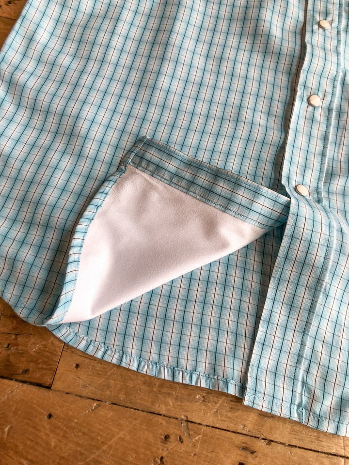 Falkner Wrangler Men's Plaid Pearl Snap