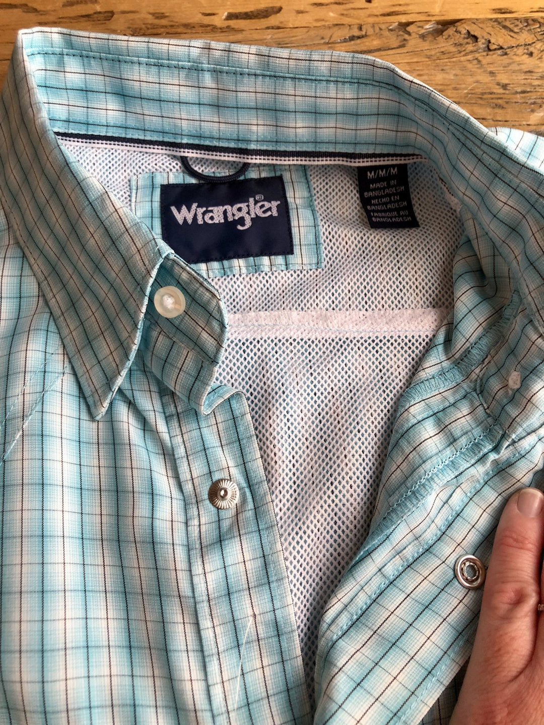 Falkner Wrangler Men's Plaid Pearl Snap