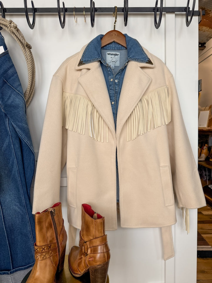 Fayette Fringe Fleece Jacket