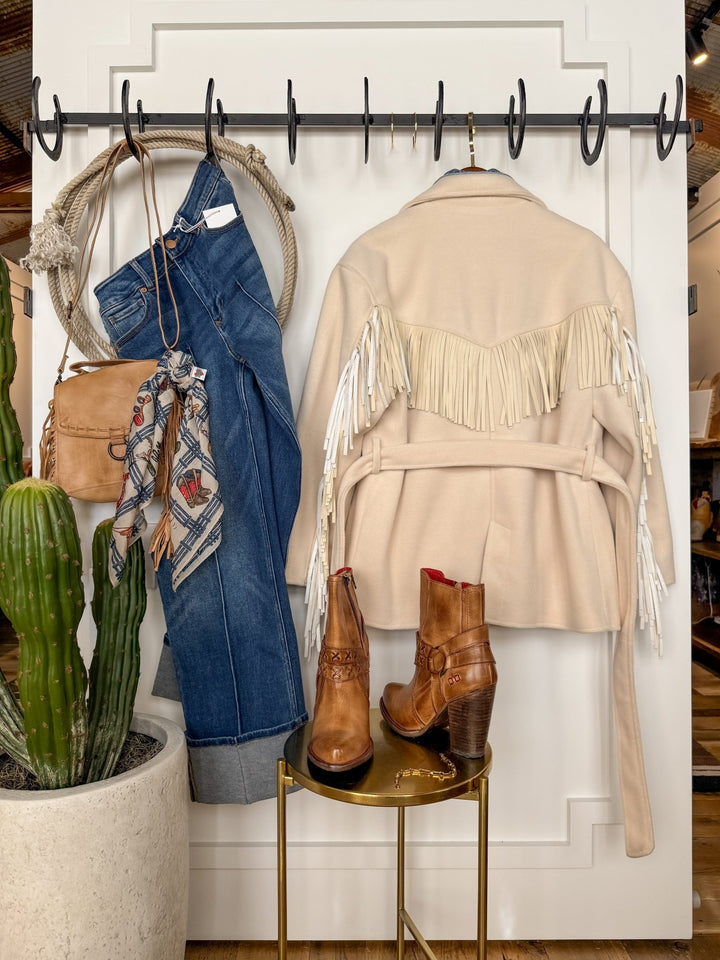 Fayette Fringe Fleece Jacket