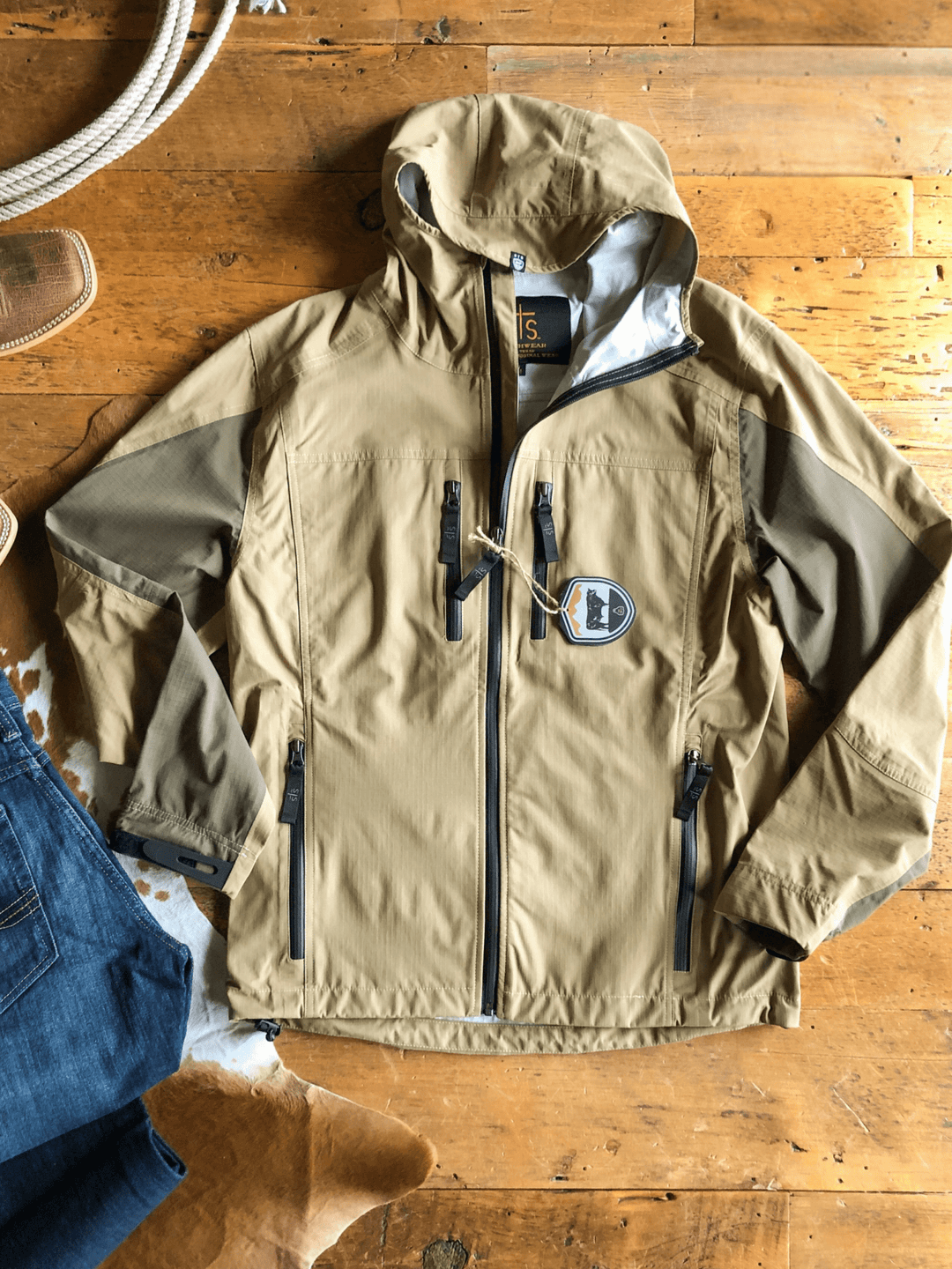Hays Men's Olive Rain Jacket