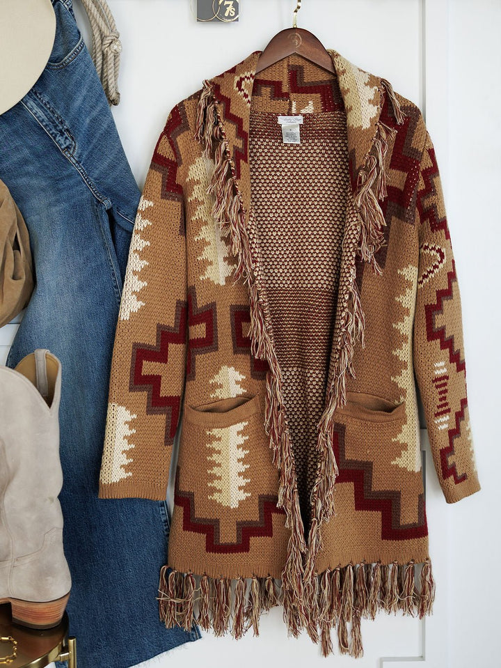 Hollow Creek Southwest Longline Cardigan
