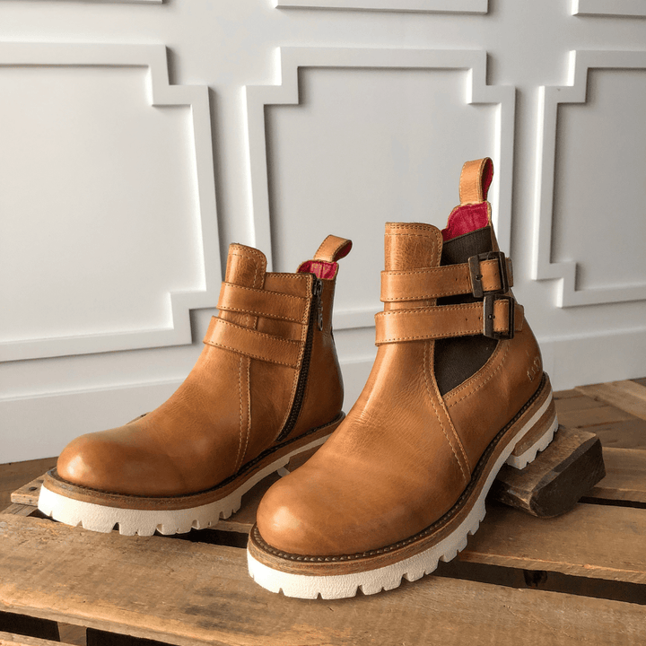 Kallens Leather Platform Bootie