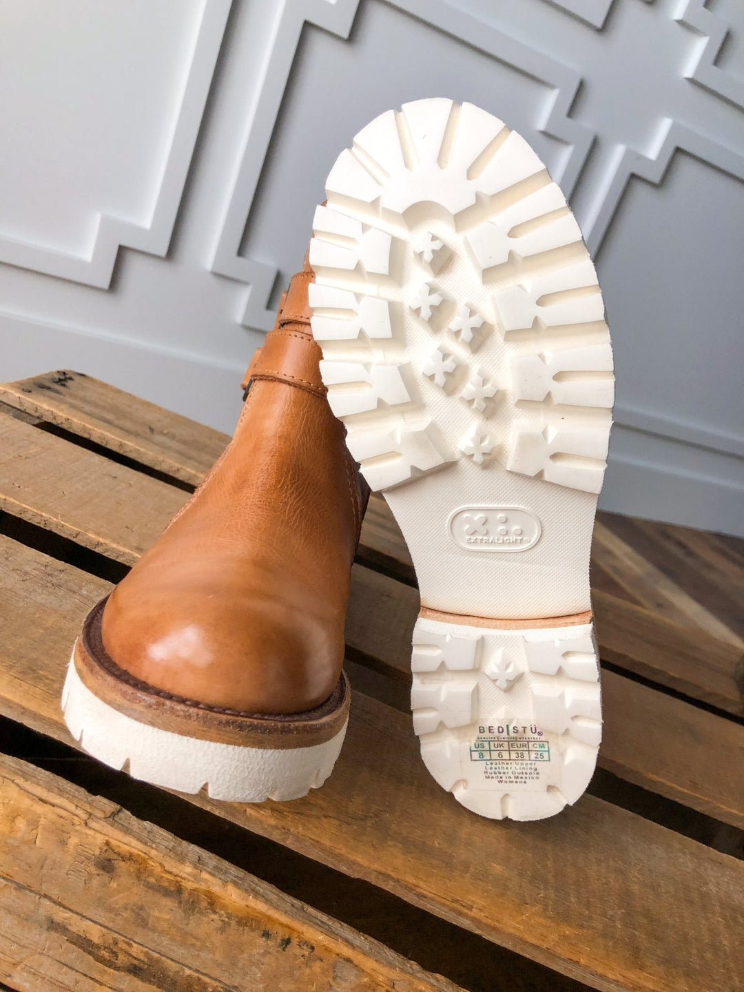 Kallens Leather Platform Bootie