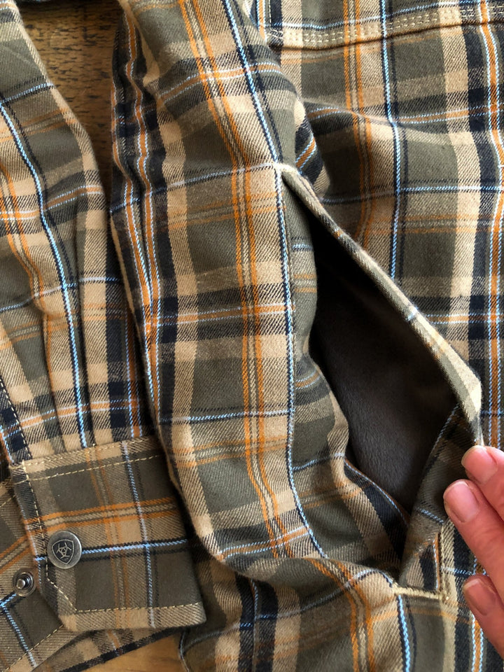 The Lancaster Ariat Men's Flannel Jacket