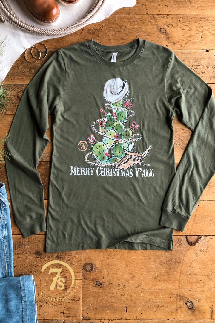 Merry Christmas Y'all Graphic Tee