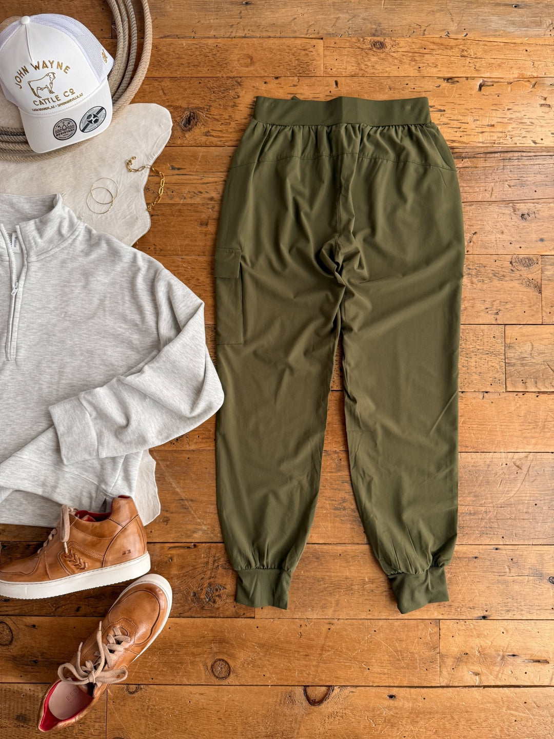 Moore Olive Joggers