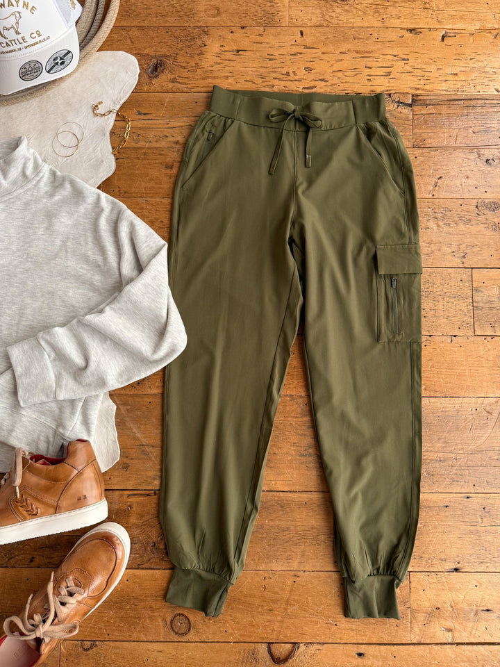 Moore Olive Joggers
