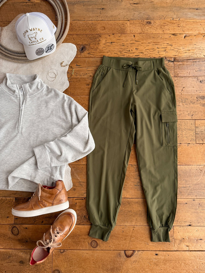 Moore Olive Joggers