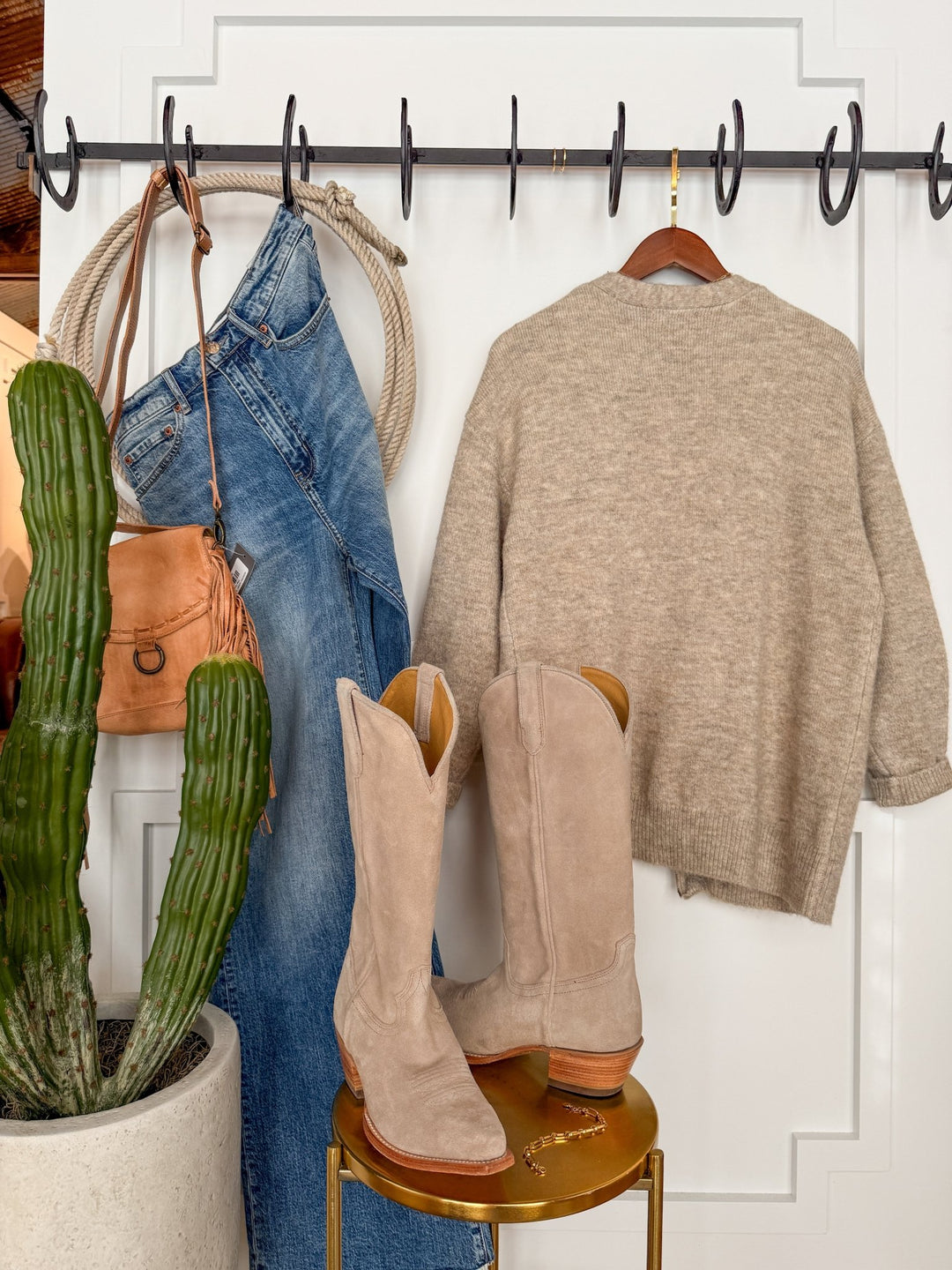 Oak Point Oatmeal Zip Up Cardigan