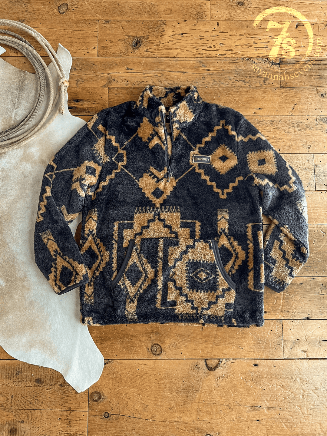 Ovilla Men's Southwest Fleece Quarter Zip