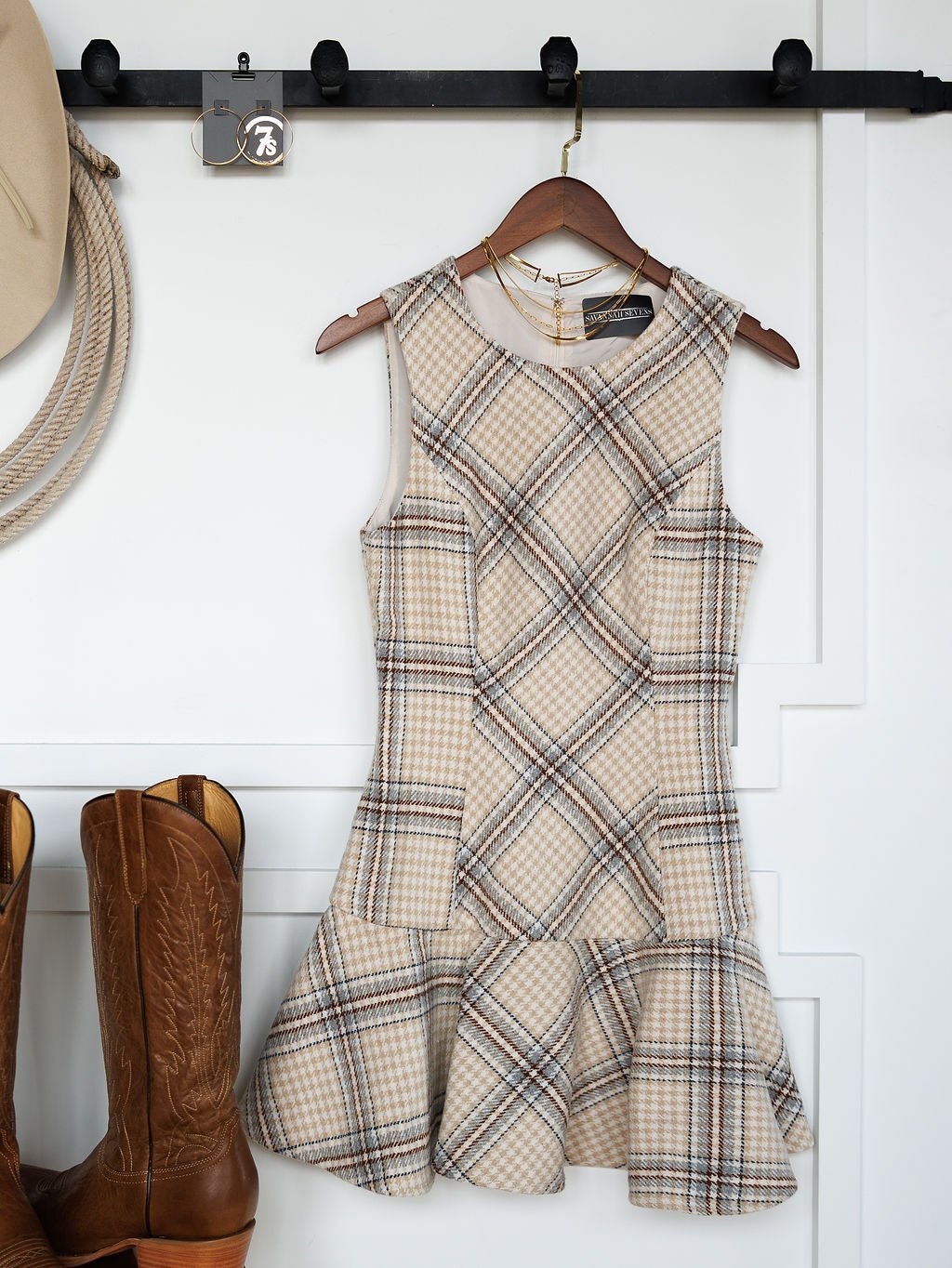 Pocola Plaid Dress