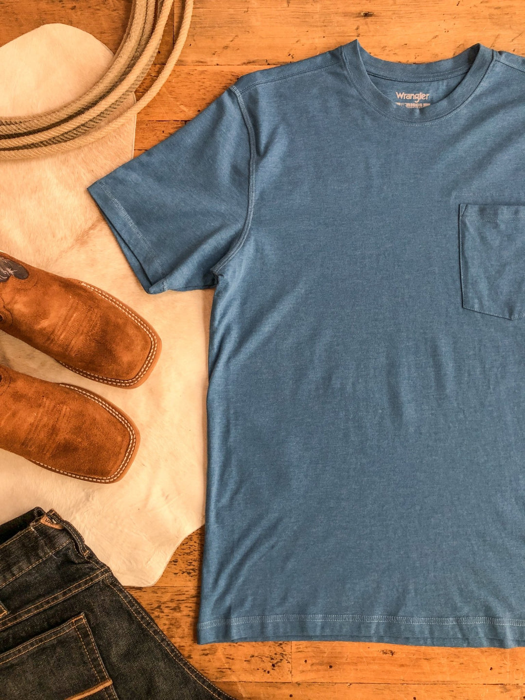 Carver Men's Blue Tee