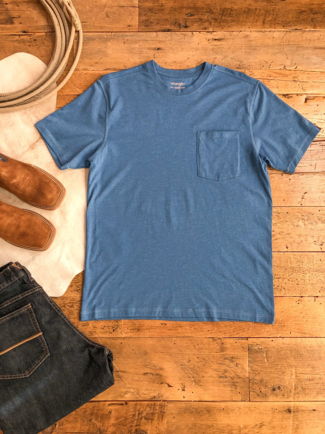 Carver Men's Blue Tee