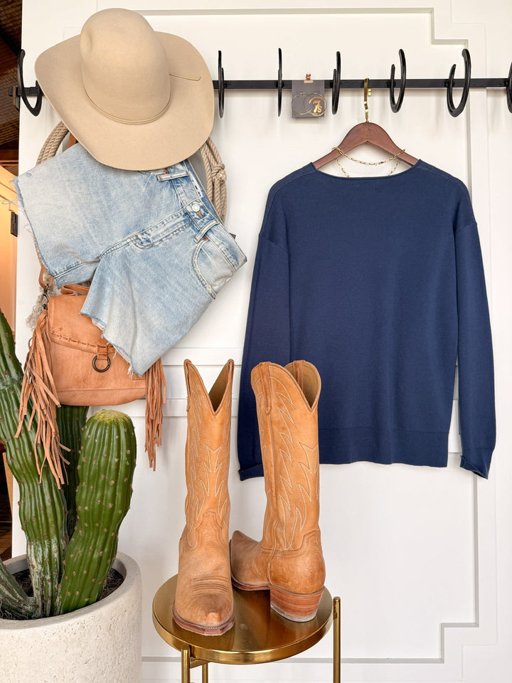 Ride 'Em Cowboy Knit Top