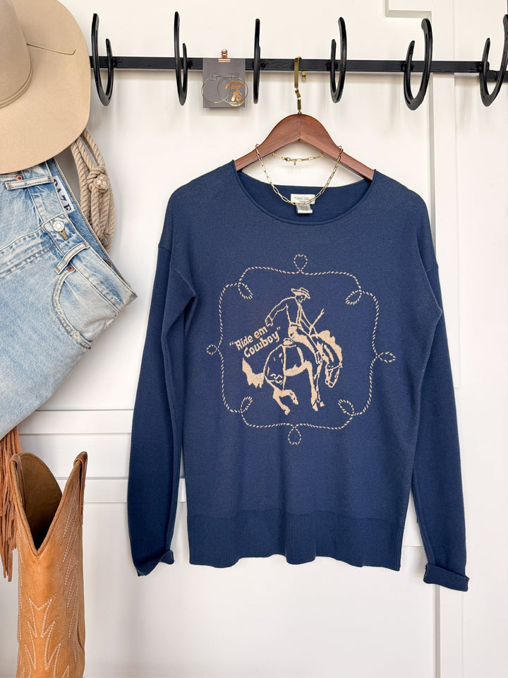 Ride 'Em Cowboy Knit Top