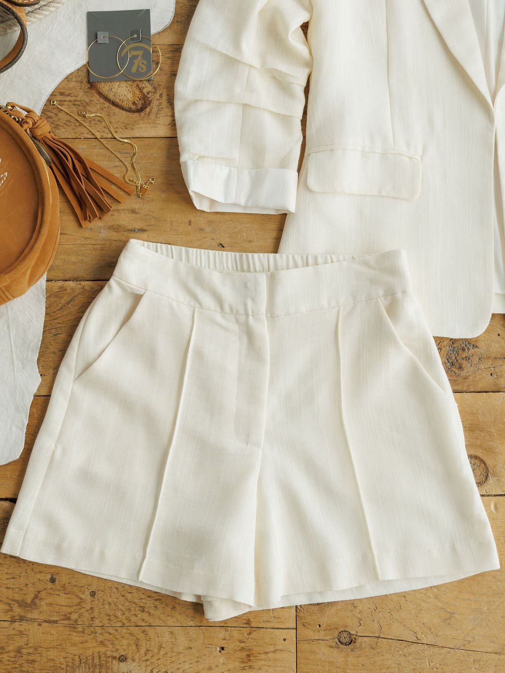 Saco Cream Blazer Set