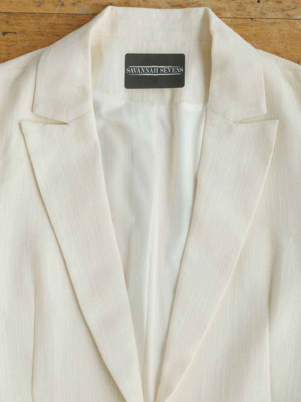 Saco Cream Blazer Set