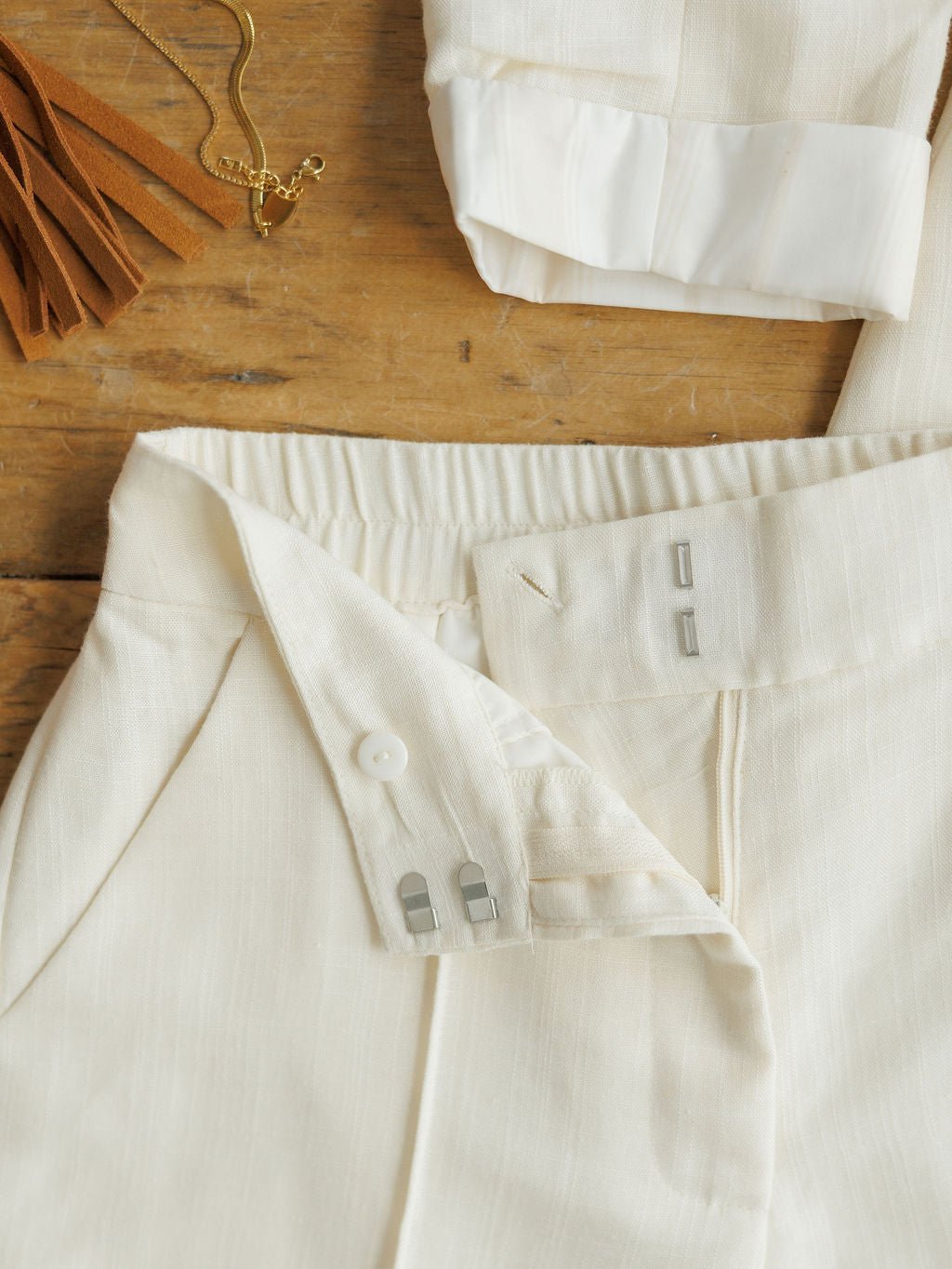 Saco Cream Blazer Set