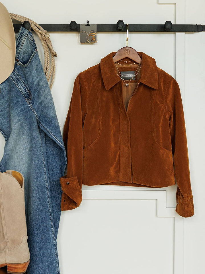 Sandstone Velvet Jacket
