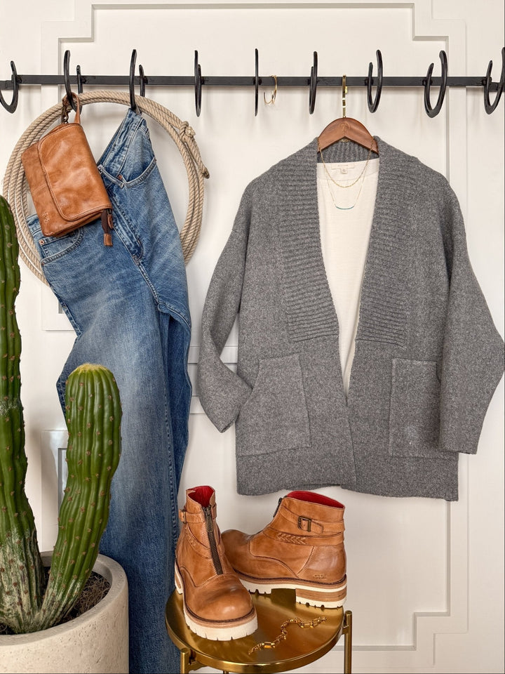 Sarasota Charcoal Cardigan