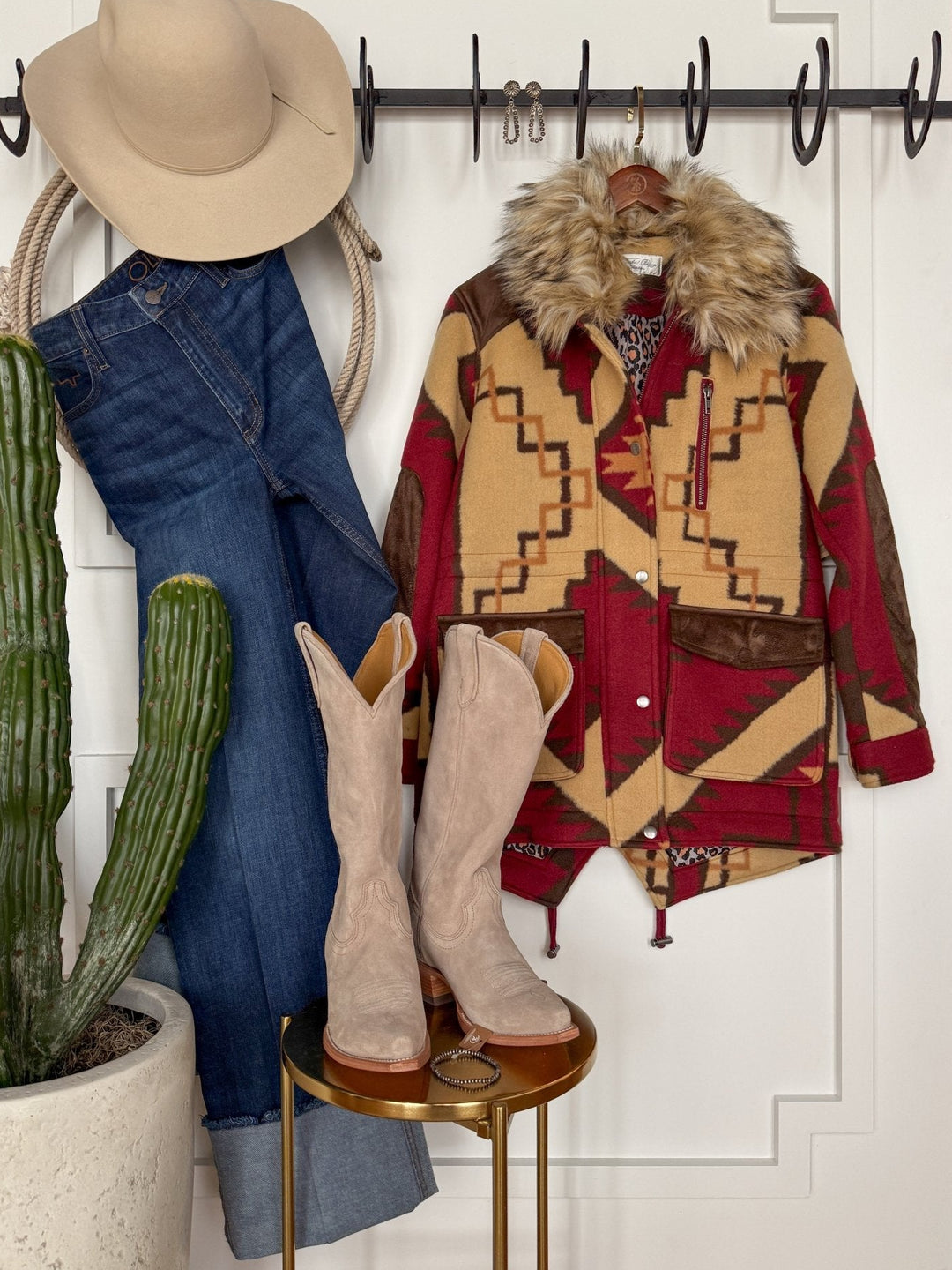 Tahlequah Southwest Fleece Coat