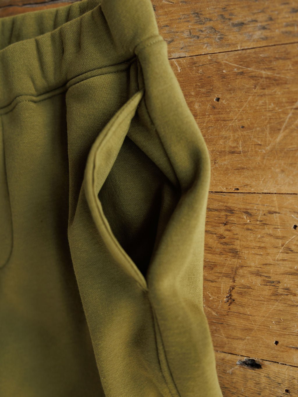 Talbot Olive High Waisted Barrel Pants
