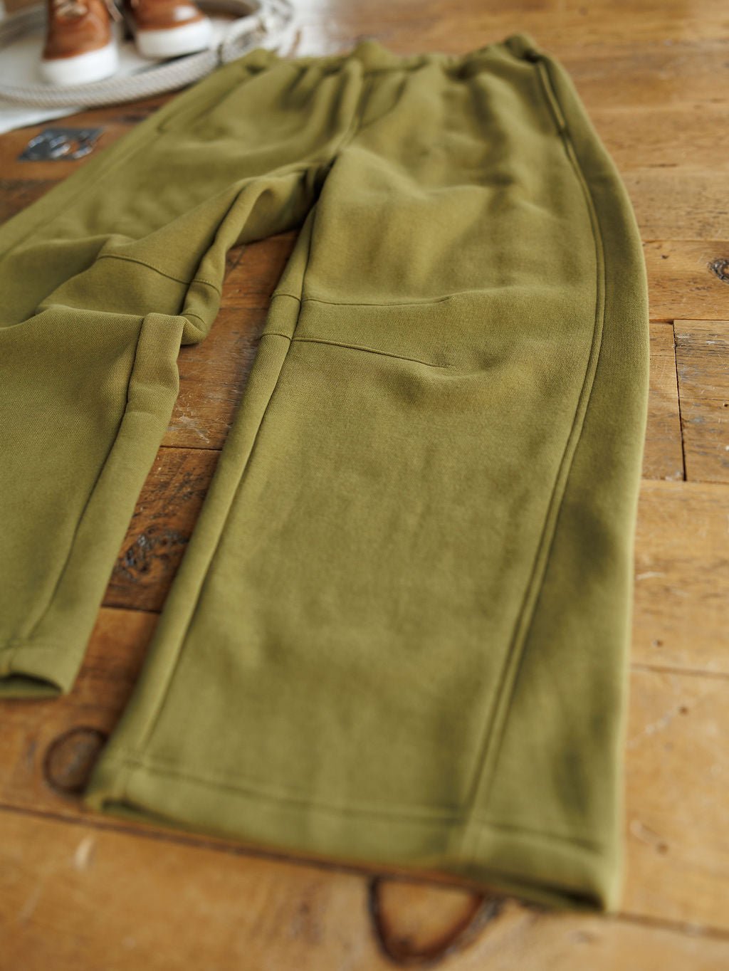 Talbot Olive High Waisted Barrel Pants