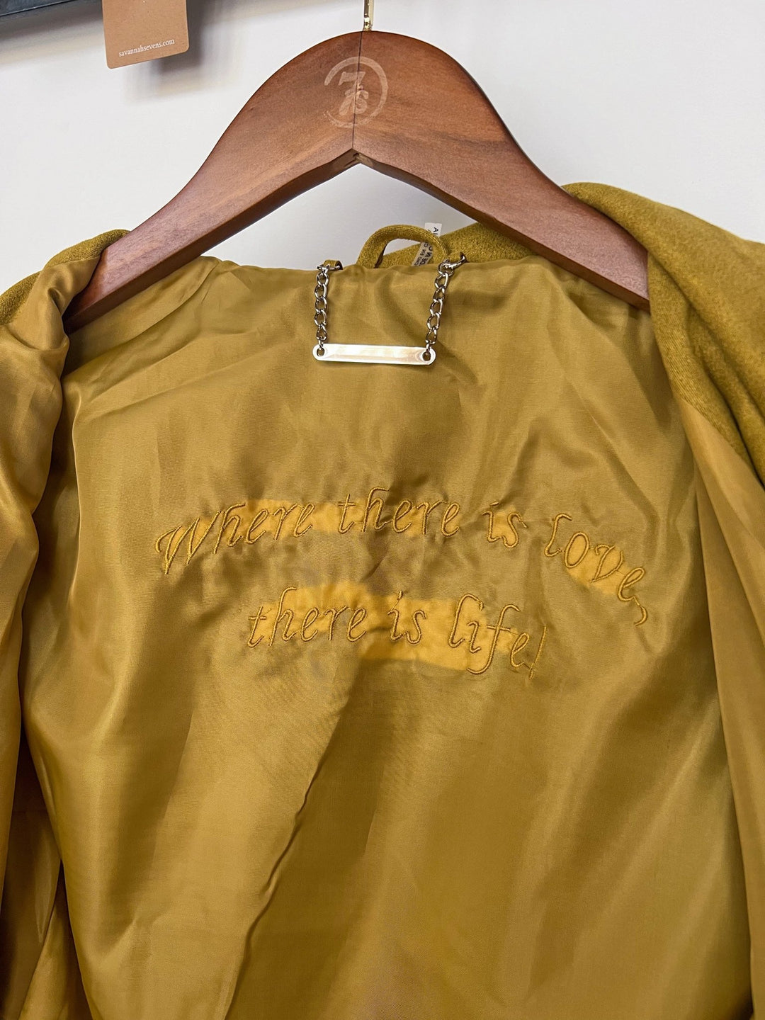 Tehama Chartreuse Faux Leather Jacket