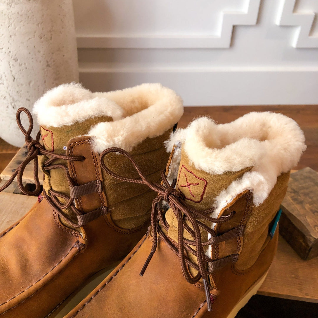 Telluride Leather Shearling Boots