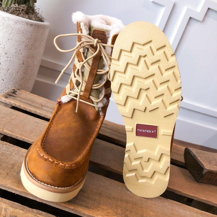 Telluride Leather Shearling Boots
