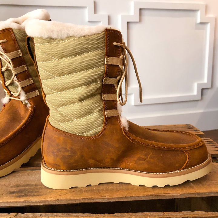 Telluride Leather Shearling Boots