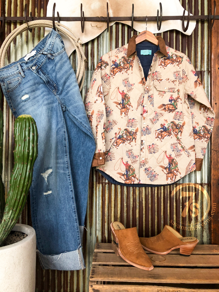 Texline Western Pearl Snap Jacket