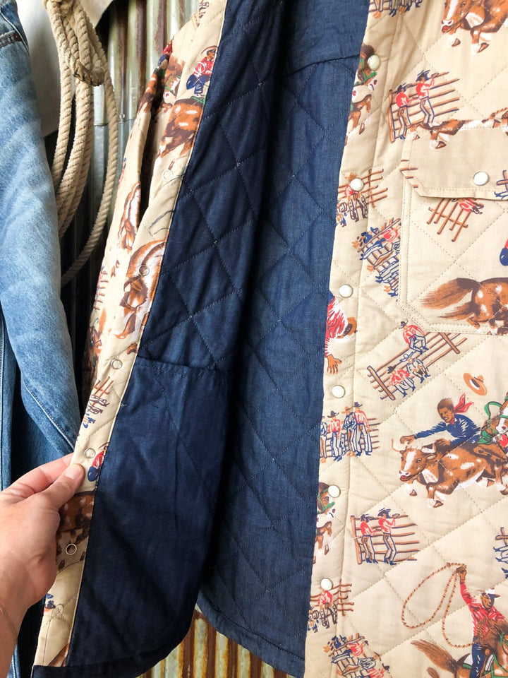 Texline Western Pearl Snap Jacket