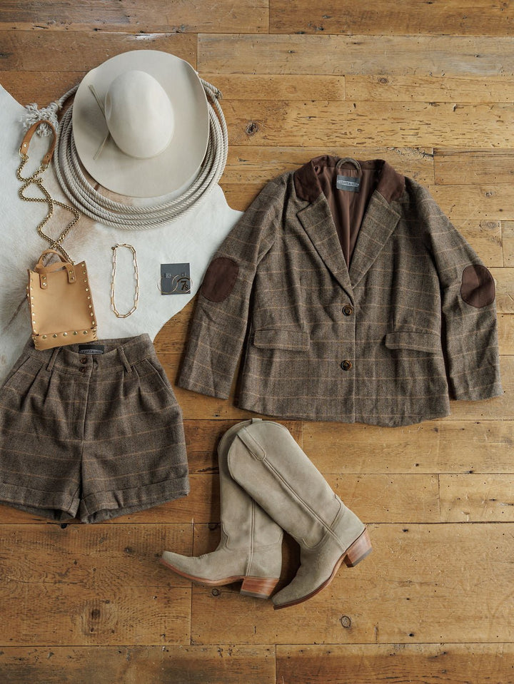 Westover Hills Herringbone Blazer Set
