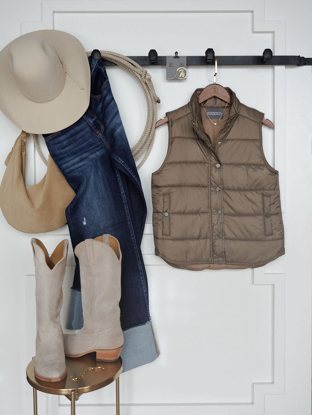 Yakima Brown Puffer Vest