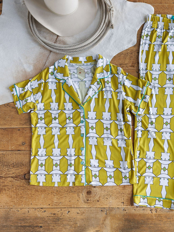 Tijeras Western Graphic Pajama Set
