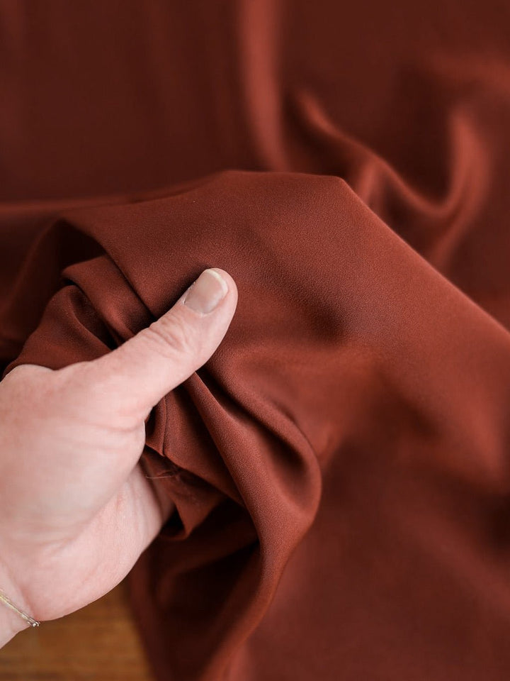 Tolono Brick Satin Dress