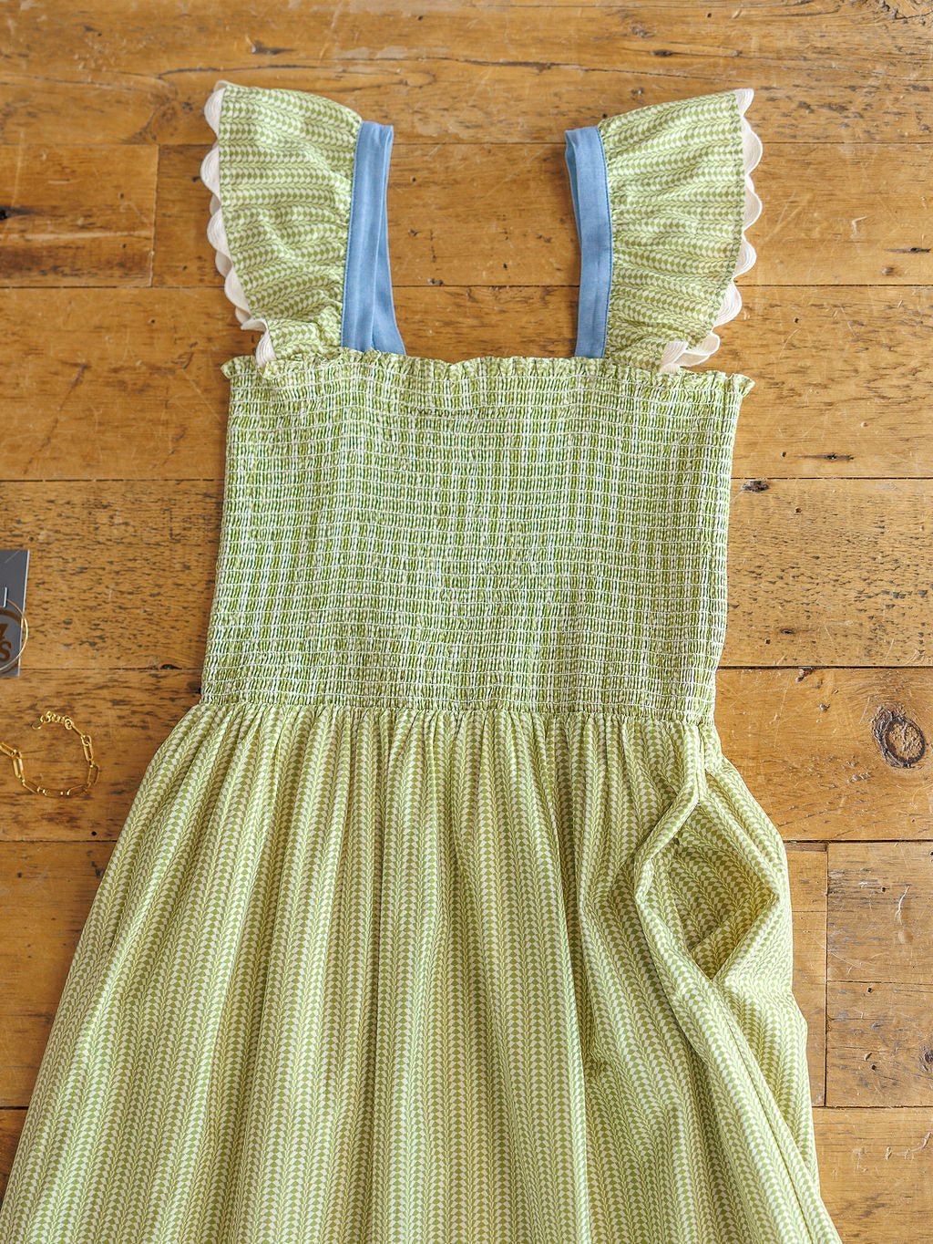 Tonganoxie Key Lime Patterned Dress