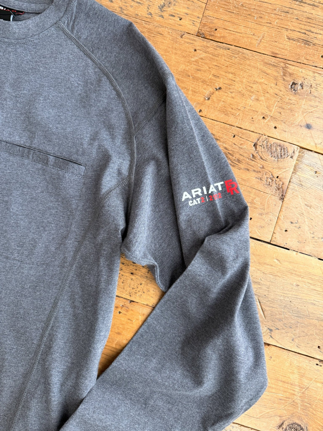 True Grit Ariat Men's Charcoal Top