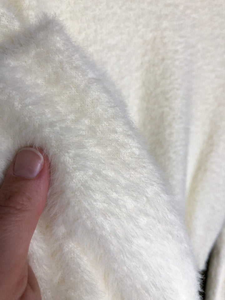 Tulare Ivory Eyelash Sweater