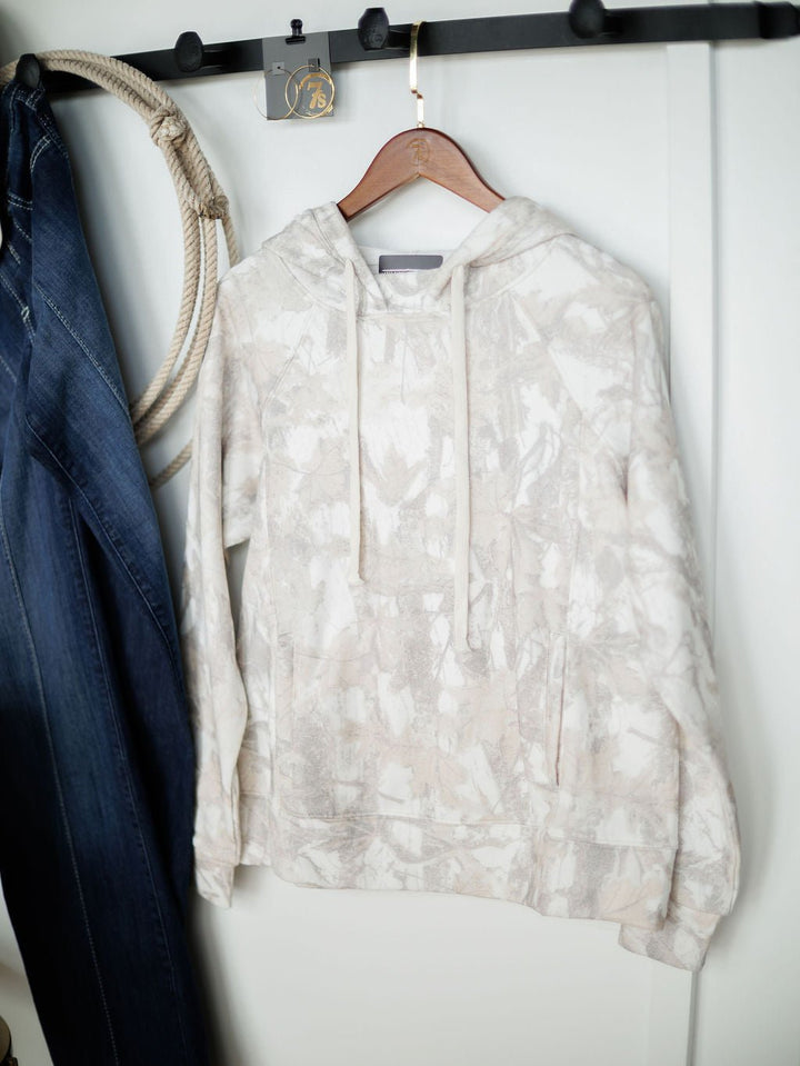 Wahpeton White Woodland Camo Hoodie