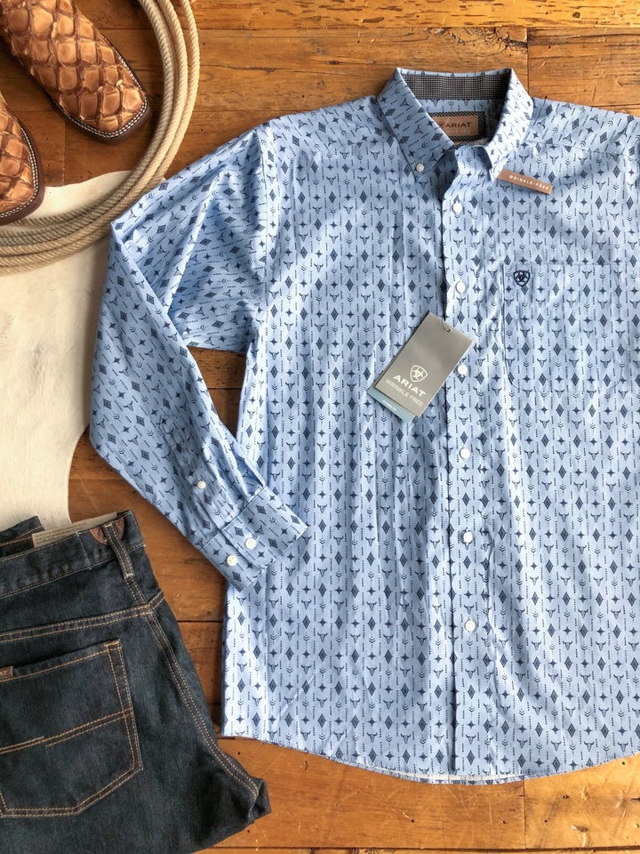 Warren Ariat Men's Western Graphic Button Up