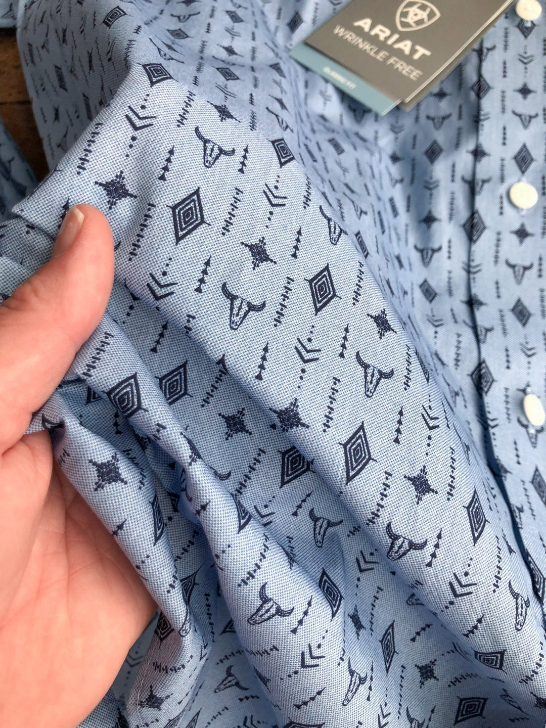 Warren Ariat Men's Western Graphic Button Up