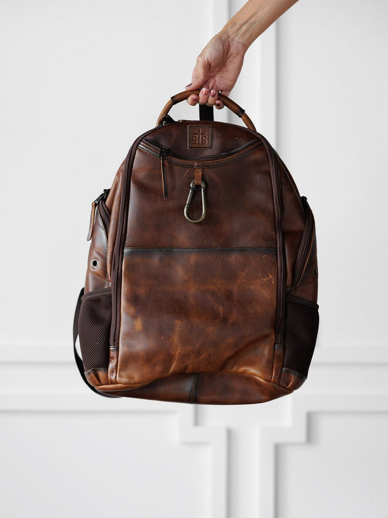 Waynesboro Leather Backpack – Savannah Sevens western life{&}style