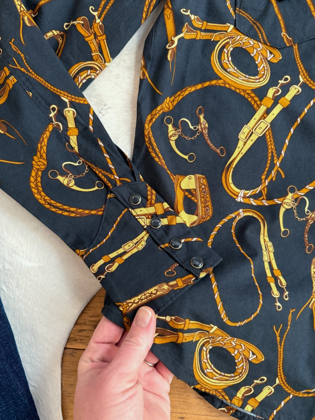 West Plains Tack Button Up Top