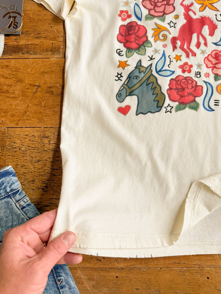 Western Rose Graphic Tee