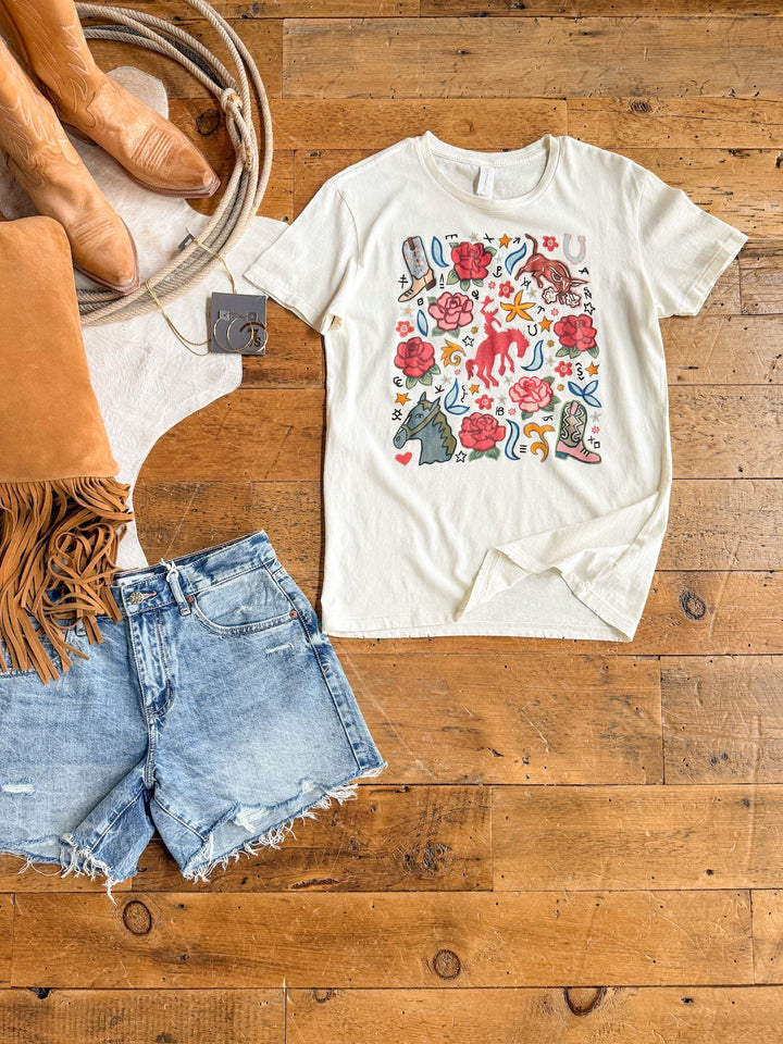 Western Rose Graphic Tee