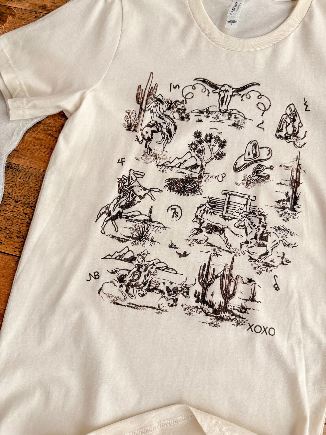 Western Toile Graphic Tee
