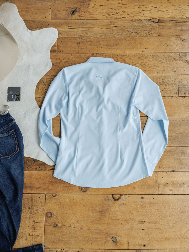 Wheaton Ariat Ice Blue Performance Shirt